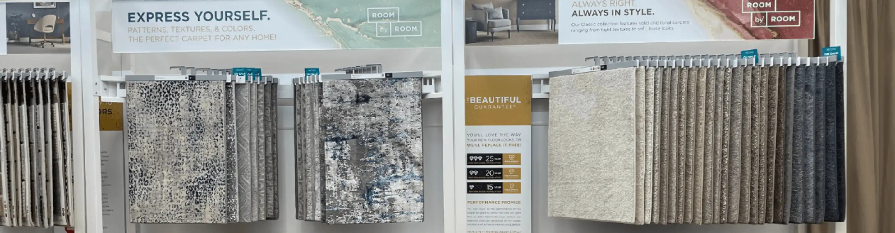 Carpet Displays at Emerson Carpet One